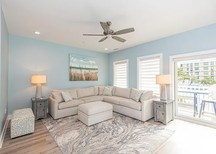 Modern Beachside Townhome With Ocean Views - Steps To The Sand! Ocean City