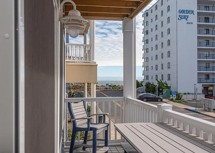 Modern Beachside Townhome With Ocean Views - Steps To The Sand! Ocean City